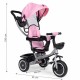 Tricicleta 2 in 1 pentru copii, scaun rotativ 360°, roti din spuma EVA, Ecotoys WQL-066-52 - Roz Tricicleta 2 in 1 pentru copii, scaun rotativ 360°, roti din spuma EVA, Ecotoys WQL-066-52 - Roz