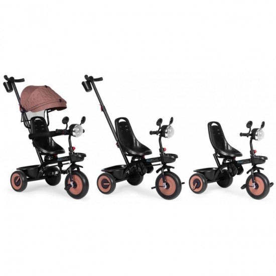 Tricicleta 3 in 1 pentru copii, scaun rotativ 360°, roti din spuma EVA, Ecotoys WQL-066-51 - Bej Tricicleta 3 in 1 pentru copii, scaun rotativ 360°, roti din spuma EVA, Ecotoys WQL-066-51 - Bej