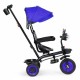 Tricicleta 3 in 1 pentru copii, scaun rotativ 360°, roti din spuma EVA, Ecotoys WQL-066-51 - Albastru Tricicleta 3 in 1 pentru copii, scaun rotativ 360°, roti din spuma EVA, Ecotoys WQL-066-51 - Albastru