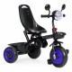 Tricicleta 3 in 1 pentru copii, scaun rotativ 360°, roti din spuma EVA, Ecotoys WQL-066-51 - Albastru Tricicleta 3 in 1 pentru copii, scaun rotativ 360°, roti din spuma EVA, Ecotoys WQL-066-51 - Albastru