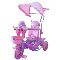 Tricicleta copii Eurobaby 2890AC - Roz