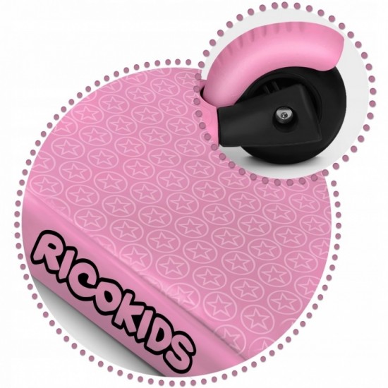 Trotineta 3 in 1 cu roti cu LED Ricokids Todi 765400 - Roz