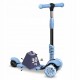 Trotineta 3 in 1 cu roti cu LED Ricokids Todi 765401 - Albastru