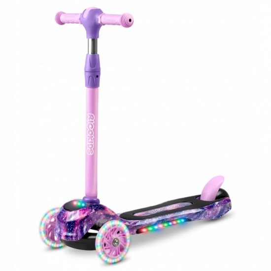 Trotineta cu roti cu LED Ricokids Piko 765013 - Violet - Roz