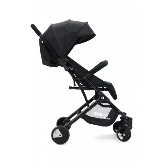 Carucior Asalvo sport, modul Troller-transport pe avion negru-rosu Carucior Asalvo sport, modul Troller-transport pe avion negru-rosu