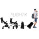 Carucior Asalvo sport, modul Troller-transport pe avion negru-rosu Carucior Asalvo sport, modul Troller-transport pe avion negru-rosu