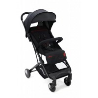 Carucior Asalvo sport, modul Troller-transport pe avion negru-rosu