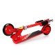 Trotineta pliabila Ferrari pentru copii cu roti 120 mm, rosie