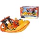 Barca Simba Fireman Sam Neptune 20 cm cu figurina si accesorii