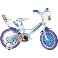 Bicicleta copii Dino Bikes 14 inch Snow Queen