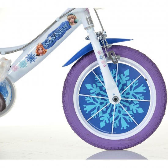 Bicicleta copii Dino Bikes 14 inch Snow Queen