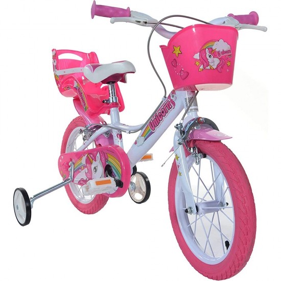 Bicicleta copii Dino Bikes 14 inch Unicorn