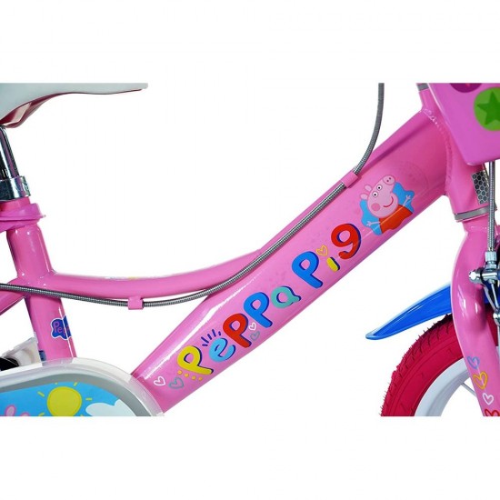 Bicicleta copii Dino Bikes 16 inch Peppa Pig