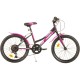 Bicicleta copii Dino Bikes 20 inch MTB fete Sport negru cu 6 viteze