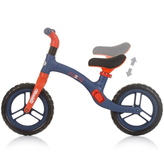 Bicicleta fara pedale Chipolino Zig Zag blue red