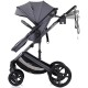 Carucior copii 2 in 1 Chipolino Amore Cloud Grey Carucior copii 2 in 1 Chipolino Amore Cloud Grey