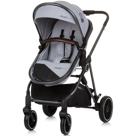 Carucior copii 3 in 1 Chipolino Aura Ash Grey