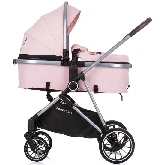 Carucior copii 3 in 1 Chipolino Aura Flamingo