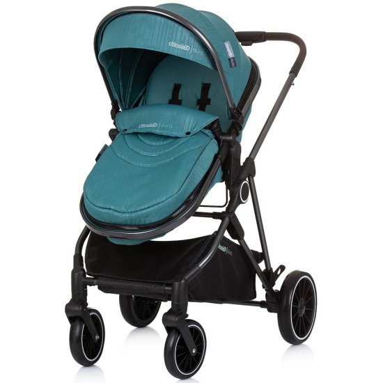 Carucior copii 3 in 1 Chipolino Aura Teal