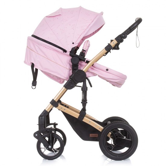 Carucior copii 3 in 1 Chipolino Camea Rose Water