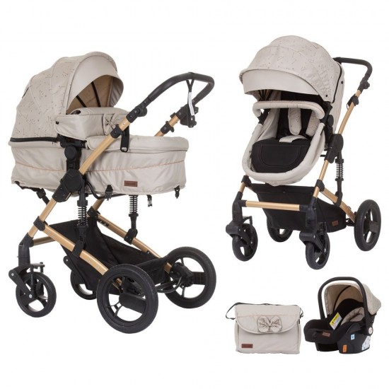 Carucior copii 3 in 1 Chipolino Camea Sand