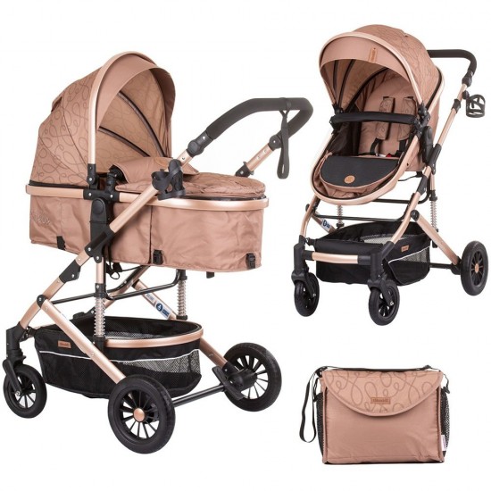 Carucior copii 3 in 1 Chipolino Estelle Sand