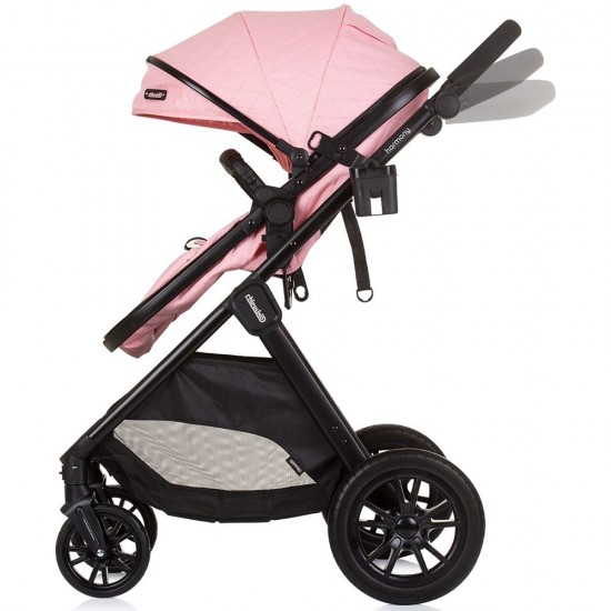 Carucior copii 2 in 1 Chipolino Harmony 2 in 1 Flamingo