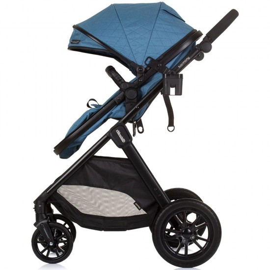 Carucior copii 3 in 1 Chipolino Harmony Blue