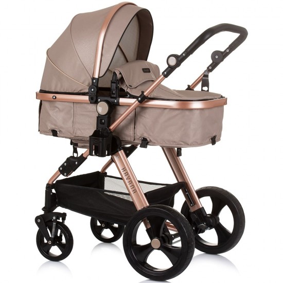 Carucior copii 3 in 1 Chipolino Havana Golden Beige