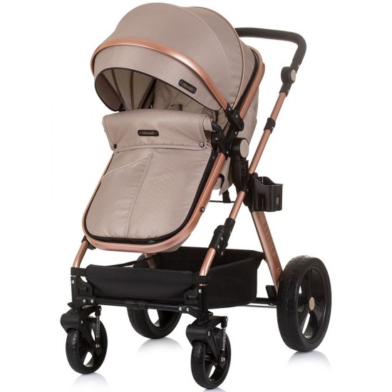 Carucior copii 3 in 1 Chipolino Havana Golden Beige