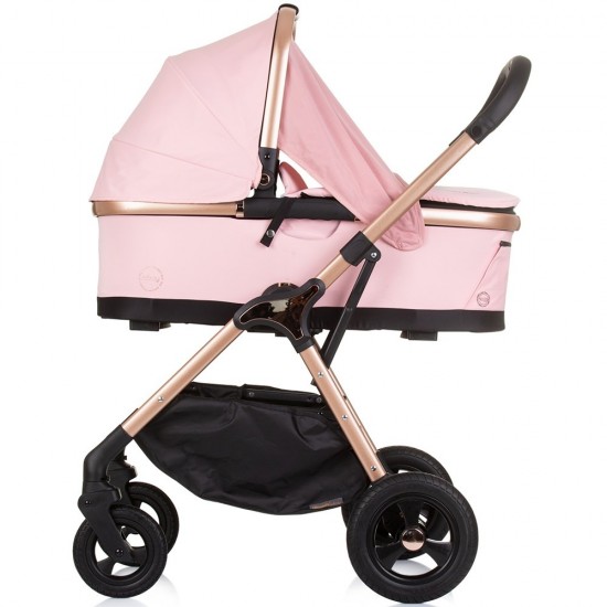 Carucior copii 3 in 1 Chipolino Infinity Flamingo