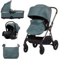 Carucior copii 3 in1 Chipolino Infinity Pastel Green