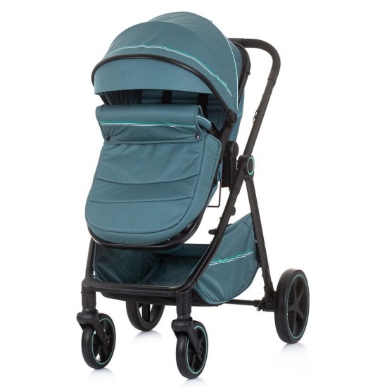 Carucior copii 2 in 1 transformabil Chipolino Misty Aloe