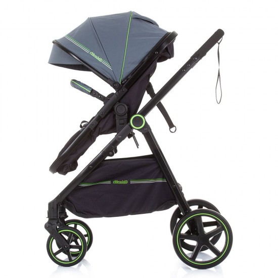 Carucior copii 2 in 1 transformabil Chipolino Misty Graphite