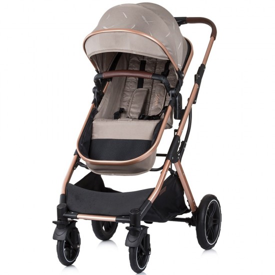 Carucior copii 3 in 1 Chipolino Zara Humus