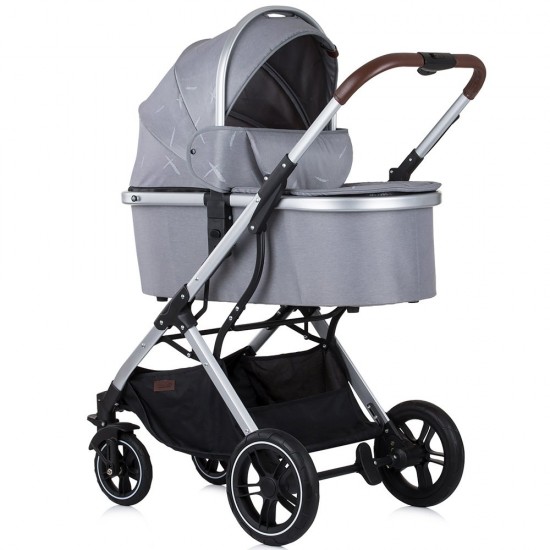 Carucior copii 3 in 1 Chipolino Zara Platinum