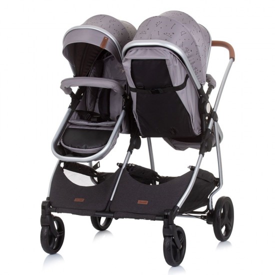 Carucior gemeni 2 in 1 Chipolino Duo Smart Graphite