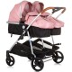 Carucior gemeni 3 in 1 Chipolino Duo Smart Flamingo