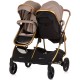 Carucior gemeni 3 in 1 Chipolino Duo Smart Golden Beige