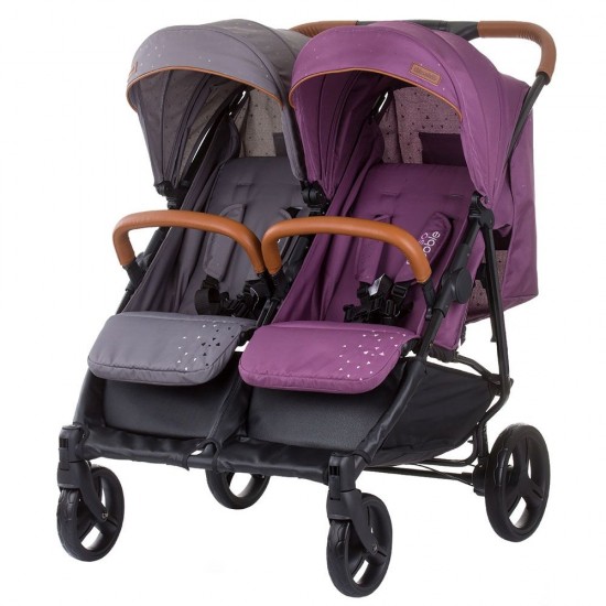 Carucior gemeni Chipolino Passo Doble Lilac Platinum