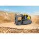 Excavator Dickie Toys Volvo Tracked Excavator 23 cm cu lumini si sunete