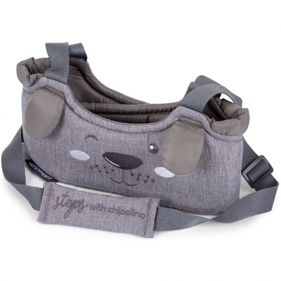 Ham pentru copii Chipolino 1st Steps Graphite Linen