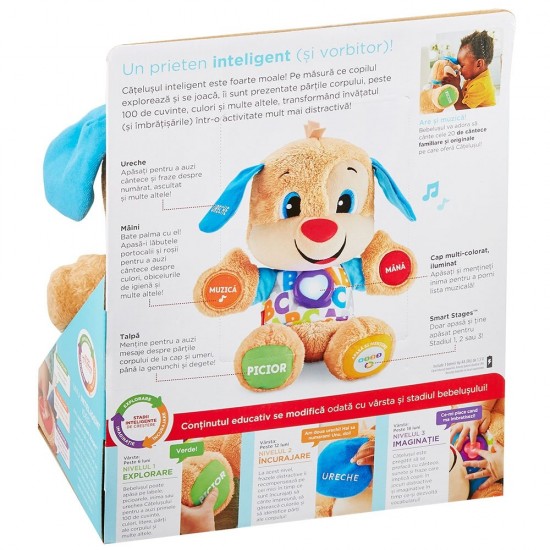 Jucarie intreractiva de plus Fisher Price - Catelusul vorbitor in limba romana