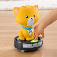 Jucarie interactiva Fisher Price Mattel Laugh and Learn Pisica pe aspirator