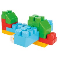Cuburi de construit in cutie Jumbo Blocks 60 piese