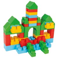 Cuburi de construit in cutie Jumbo Blocks Pilsan 166 piese
