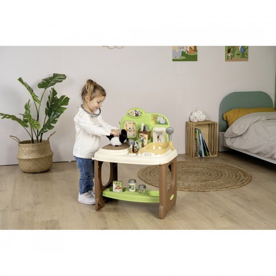 Set de joaca Smoby Animal Care Center cu 19 accesorii Set de joaca Smoby Animal Care Center cu 19 accesorii