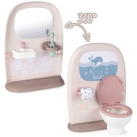 Jucarie Smoby Baby Nurse toaleta crem cu accesorii pentru papusi
