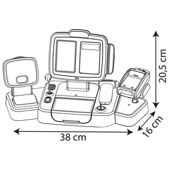 Jucarie Smoby Casa de marcat Large Cash Register verde