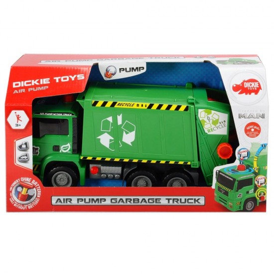 Masina de gunoi Dickie Toys Air Pump Garbage Truck